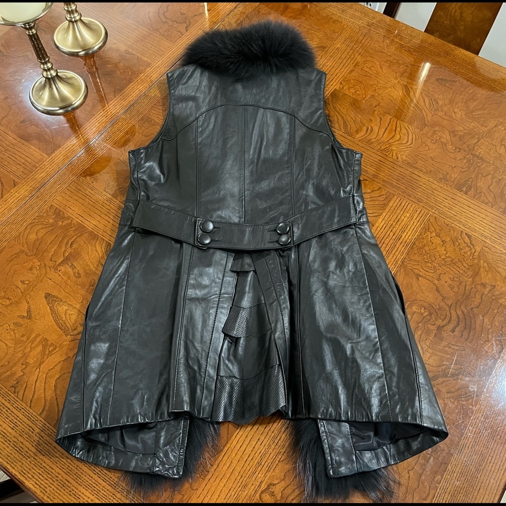 Lamb skin fur vest